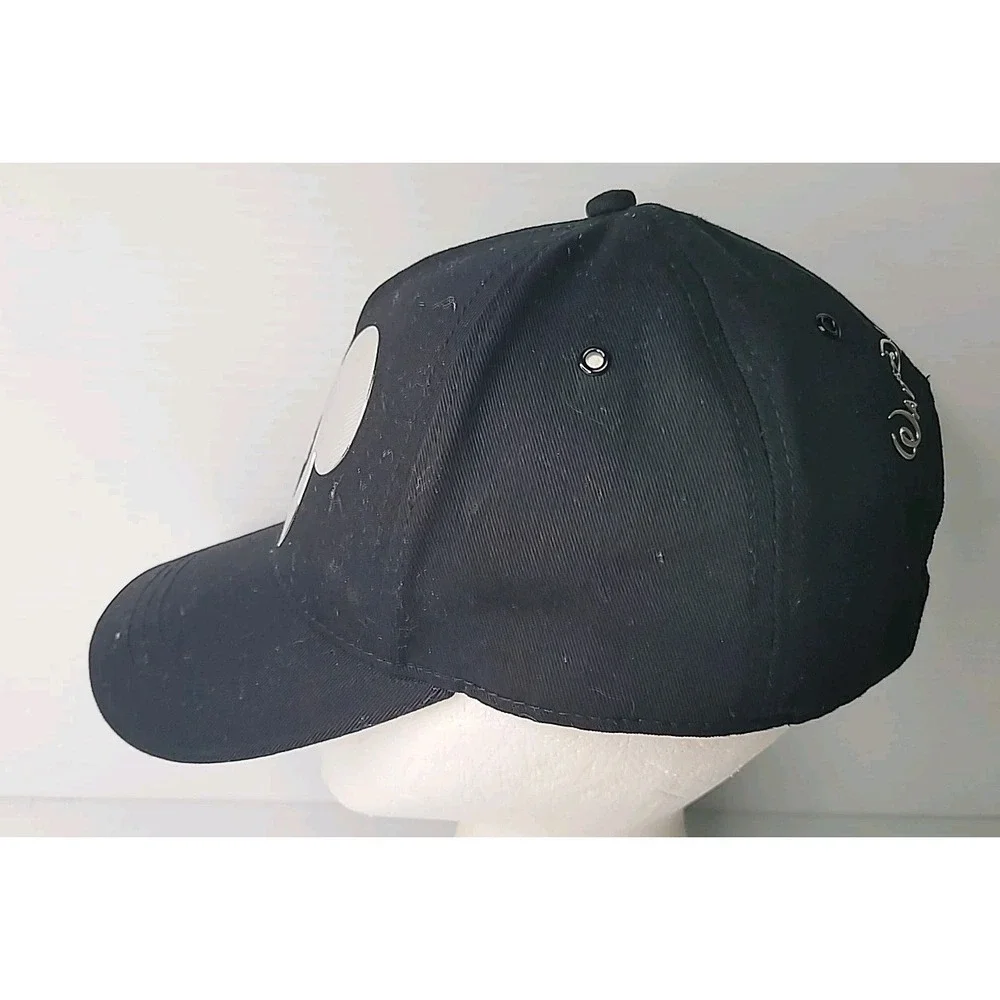 2023 Disney Parks Exclusive Metallic Icon Mickey Mouse Adjustable Hat Cap Black‎